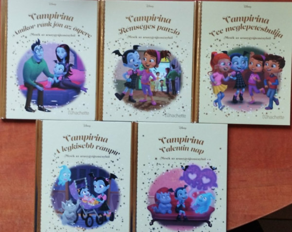 Walt Disney - 5db Disney: Mesk az aranygyjtemnybl Vampirina  Vee meglepetsbulija,Rmsges panzi,Valentin nap,A legkisebb vmpr, Amikor rnk jn az tperc
