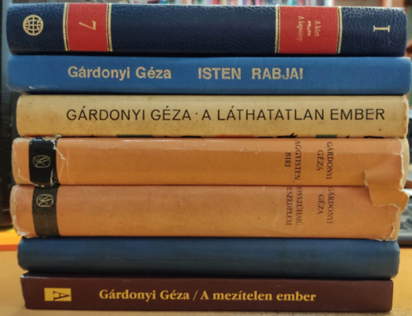 G�rdonyi G�za - 7 db G�rdonyi G�za (c�mek a term�kle�r�sban, saj�t fot�)