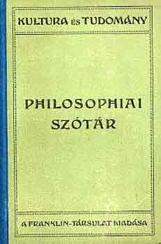 Enyvvári Jenő - Philosophiai szótár