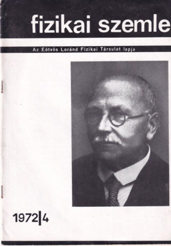 Marx Gyrgy - Fizikai szemle 1972/4