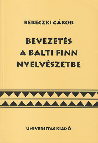 Bereczki G�bor - Bevezet�s a balti finn nyelv�szetbe