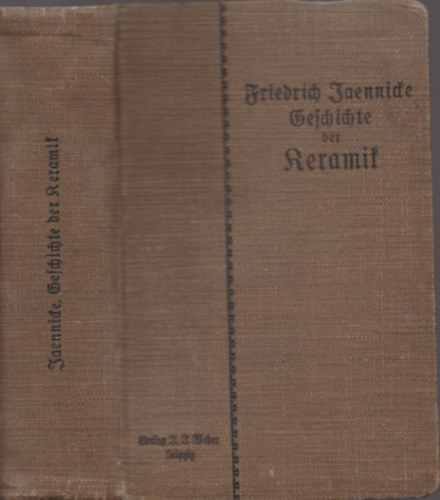 Friedrich Jaennicke - Geschichte der Keramik