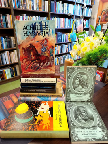 Komj�thy Istv�n, Ga�l M�zes, T�th Tam�s, Veresegyh�zi B�la, G. Beke Margit, Bal�s G�bor, Szombathy Viktor:, Szombathy Viktor , Kulcs�r Zsuzsanna Rapcs�nyi L�szl� (szerk.) - T�rt�nelem k�nyvcsomag 10 darabos K�NYVMENT� AJ�NLAT: Jeruzs�lem, Mond�k k�nyve, Achilles haragja, Mond�k M�ty�s kir�lyr�l - T�rt�nelmi olvas�k�nyv, Mond�k az �rp�d-h�zi kir�lyokr�l (t�rt�nelmi olvas�k�nyv),