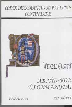 Wenzel Guszt�v - �rp�d-kori �j okm�nyt�r XII. k�tet