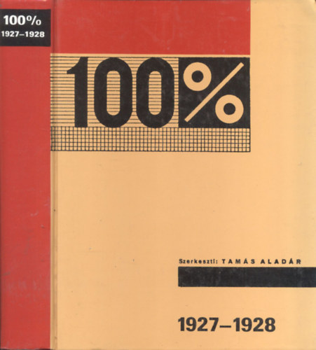 Tamás Aladár (szerk.) - 100 %- Irodalmi és művészeti kultúrszemle 1927-1928.