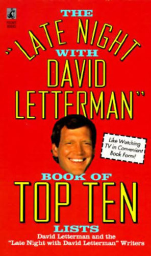 by David Letterman (Author) - The Late Night with David Letterman Book of Top Ten Lists