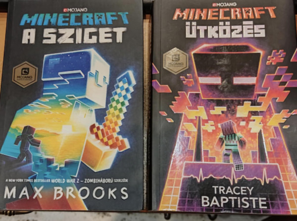 Tracey Baptiste Max Brooks - 2 db Minecraft (Mojang): A sziget + Ütközés