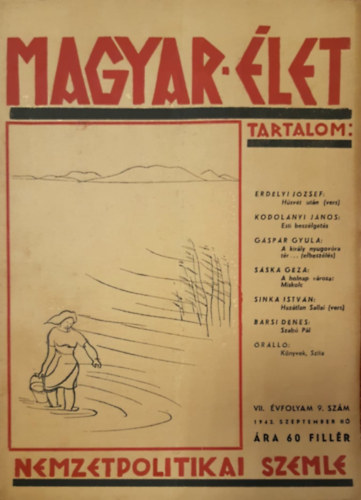 Magyar let - Nemzetpolitikai szemle VII. vfolyam 5 szm: 3, 4, 5, 6, 9. szm