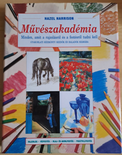 Hazel Harrison - Művészakadémia (minden, amit a rajzolásról és a festészetről tudni kell gyakorlati kézikönyv kezdők és haladók számára, rajzolás, vízfestés, olaj- és akrilfestés, pasztellfestés)