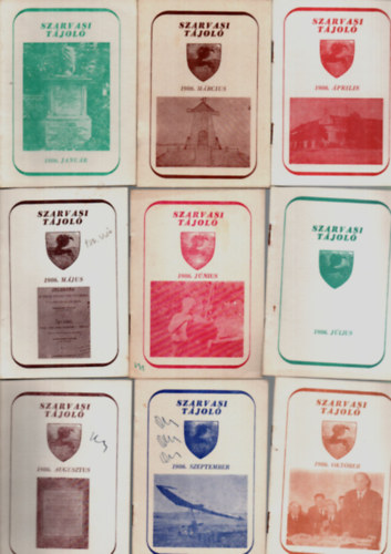 Laurenczy Jen� - Szarvasi t�jol� 1986. (1, 3, 4, 5, 6, 7, 8, 9, 10, 11, 12.)