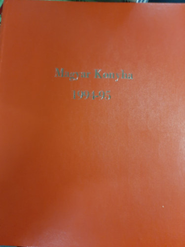 Magyar konyha 1994-1995 Egybektve