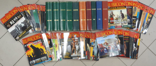 R�cz �rp�d (szerk.) - Rubicon - t�rt�nelmi magazin, 1991-2017. (�sszesen 193 sz�m, k�zte 16 teljes �vfolyammal, 19 k�l�nsz�mmal, 10 k�tetbe k�tve + sz�monk�nt)