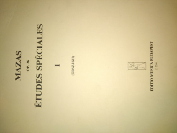 F. J. Mazas - Etudes speciales Op. 36. I.