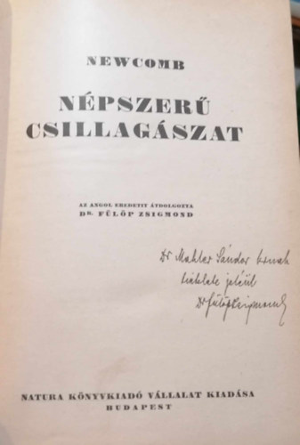 Newcomb - Npszer csillagszat