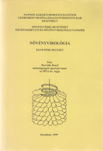 Horvth Jzsef - Nvnyvirolgia (egyetemi jegyzet)