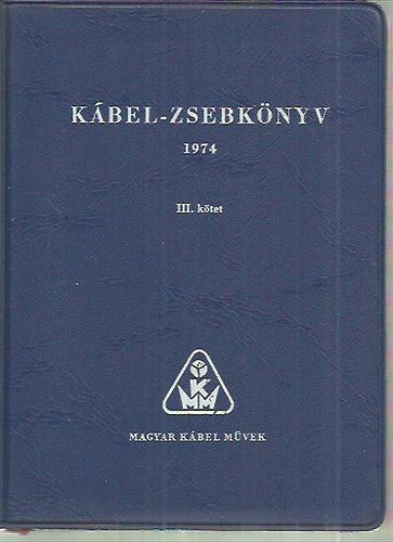 Kbel-zsebknyv 1974 III. - Szakkifejezsek