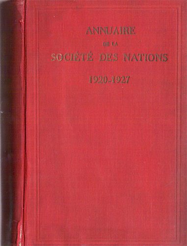 Georges Ottlik - Annuaire de la Socit des Nations 1920-1927