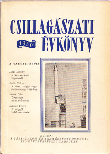 Csillagszati vknyv az 1956. vre