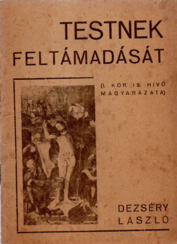 Dezs�ry L�szl� - Testnek felt�mad�s�t