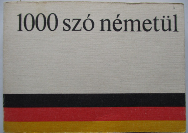 Szirmai-Verb�nyi-Krammer - 1000 sz� n�met�l