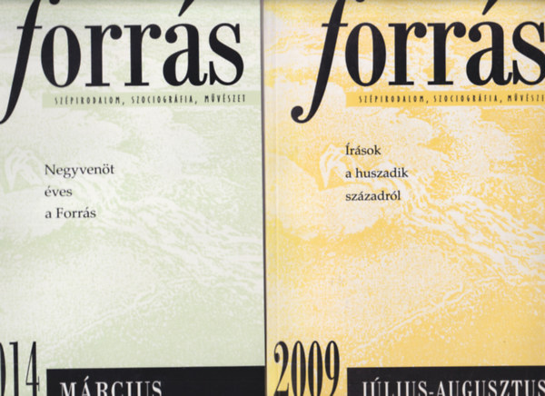 Buda Ferenc  Fzi Lszl (szerk.) - Forrs 2009 jlius-augusztus, 2014 mrcius, mjus , 2016 december, 2019 oktber  ( 5 db )