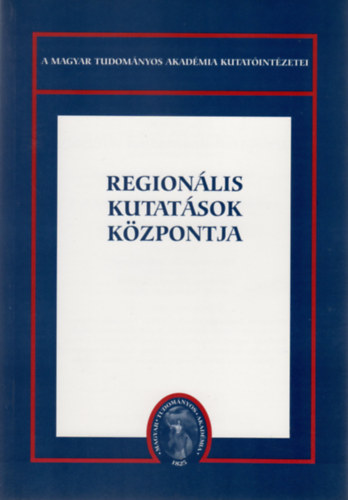 Horvth Gyula - Regionlis Kutatsok Kzpontja