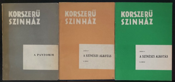 Jersov Sz.Sz�nt� Judit - Korszer� Sz�nh�z sorozat (3 k�tet )
