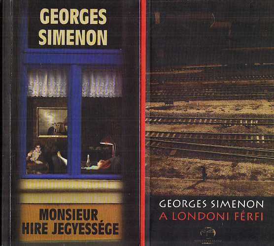 Georges Simenon - 2 db. klasszikus krimi (Monsieur Hire jegyessge + A londoni frfi)