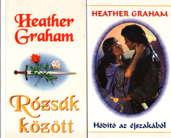 Heather Graham - 3 db Heather Graham k�nyv  ( egy�tt ) 1. H�d�t� az �jszak�b�l, 2. R�zs�k k�z�tt, 3. New Orleans-i �jszak�k