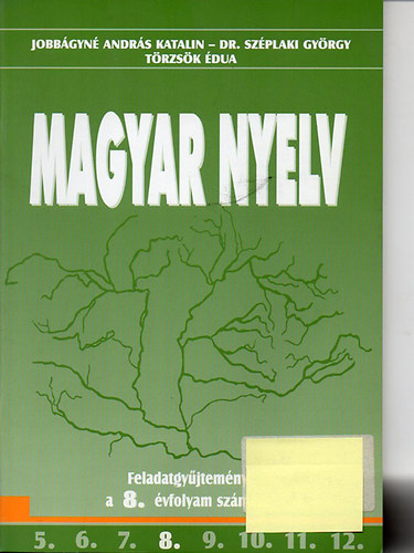 Jobbgyn Andrs Katalin - Dr. Szplaki Gyrgy - Trzsk dua - Magyar nyelv - Feladatgyjtemny a 8. vfolyam szmra