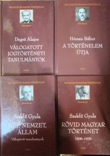Hóman Bálint, Degré Alajos Szekfű Gyula - Milleniumi magyar történelem - Historikusok könyvcsomag