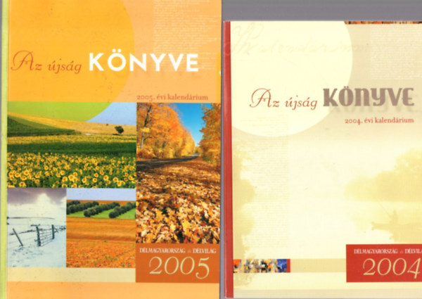 Tmr Krisztina Szab Magdolna - 2 db Az jsg knyve: 2004. vi kalendrium  + 2005. vi  kalendrium