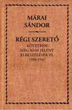 Márai Sándor - A régi szerető - vászonkötés