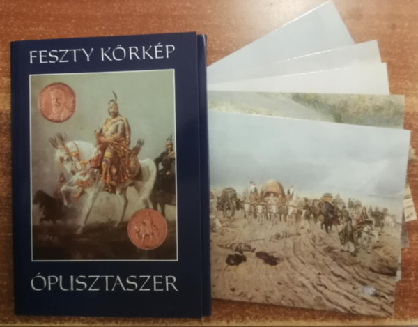 Feszty zsebk�nyv (Feszty k�rk�p - �pusztaszer) - A Feszty k�rk�p k�peslapokon