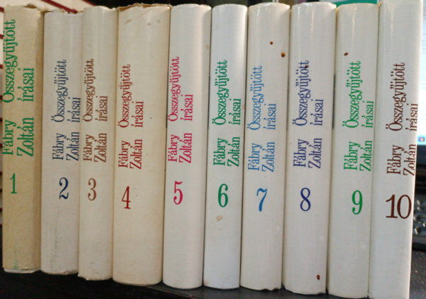 Fábry Zoltán - Fábry Zoltán összegyűjtött írásai 1-10. (10 kötet )