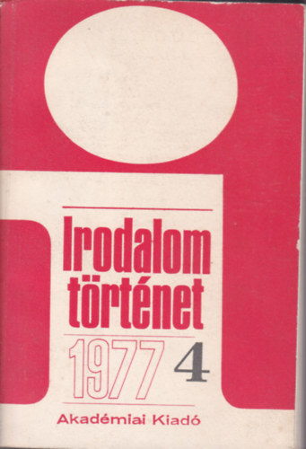 Irodalomt�rt�net 1977/4