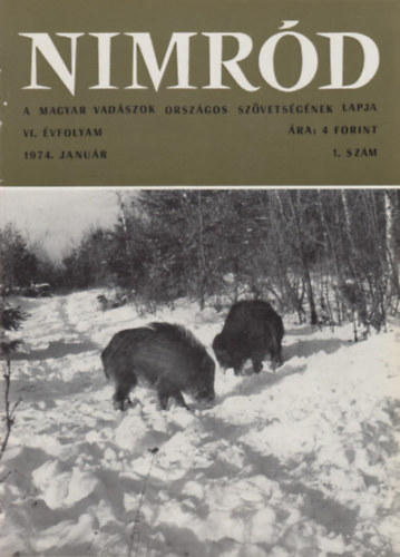 Dr. Barti Gza Abdy Gyula - Nimrd 1974 ( Teljes vfolyam  egybektve , 1-12. szm )