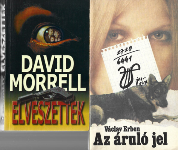 2 db knyv, David Morrell: Elveszettek, Vclav Erben: Az rul jel