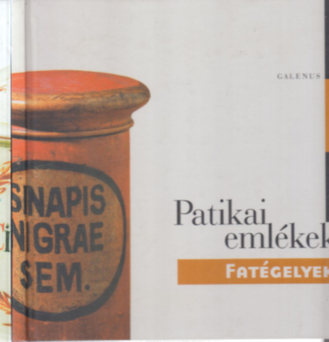 Dr. Szarvash�zi Judit  (szerk.) - 2 db. Patikai eml�kek (Fat�gelyek + Ker�miaed�nyek)