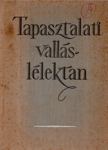 Dr. Vet Lajos - Tapasztalati vallsllektan