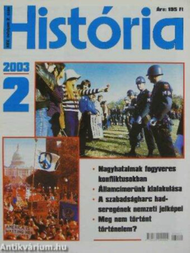 Hist�ria XXV. �vfolyam 2. sz�m (2003/2)
