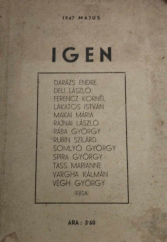 Igen - 1947 m�jus