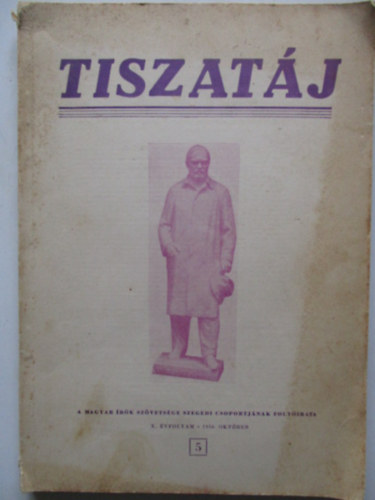 Tiszatj - Irodalmi s kultrlis folyirat 1956 oktber