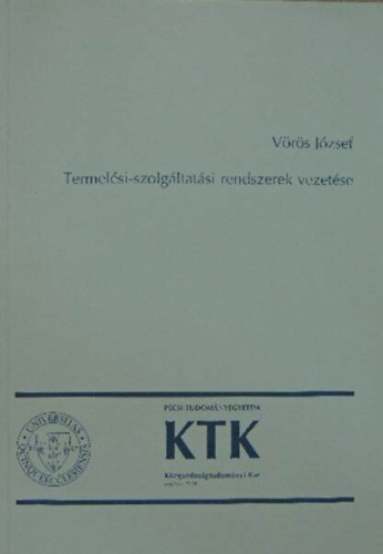 V�r�s J�zsef - Termel�si-szolg�ltat�si rendszerek vezet�se