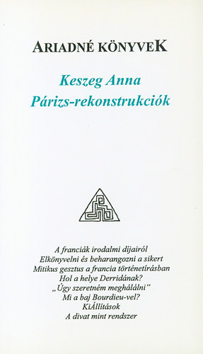 Keszeg Anna - Prizs-rekonstrukcik