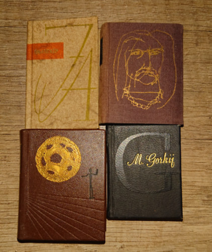 Gorkij, Katona J�zsef, Mad�ch Imre J�zsef Attila - 4 klasszikus irodalm minik�nyv: B�nk B�n, AZ ember trag�di�ja, �narck�p, Janu�r 9./Az ember