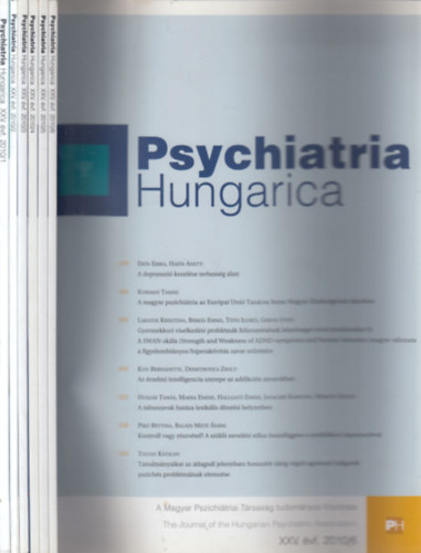 Psychiatria Hungarica 2010/1-6. (6 db. lapszám)