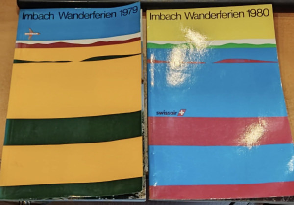Werner Imbach - 2 db Imbach Wanderferien 1979 + 1980 (Imbach tradlsek)