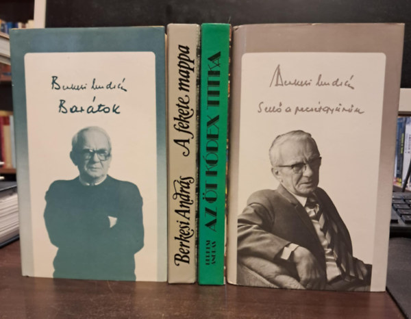 Berkesi András - 4 db Berkesi András kötet: A fekete mappa+ Az öt kódex titka+ Barátok+ Sellő a pecsétgyűrűn