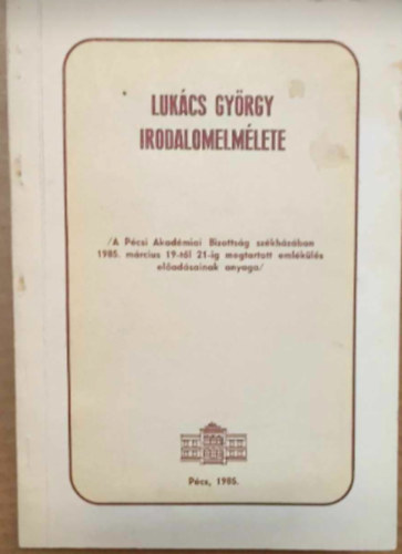 Lukcs Gyrgy irodalomelmlete